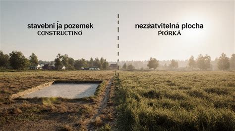 Diagram znázorňujúci rozdrobené pozemky pred a scelené pozemky po úprave