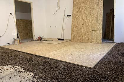 Proces nivelácie podlahy