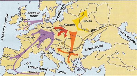 Mapa migrácie národov