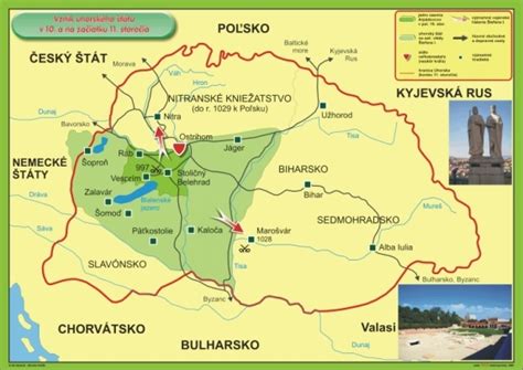 Mapa Uhorského kráľovstva