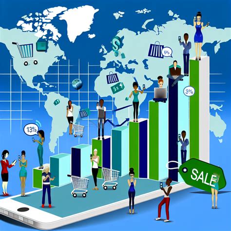 Infografika znázorňujúca rast e-commerce trhu