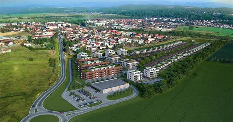 Vizualizácia inteligentného mesta s prepojenými budovami