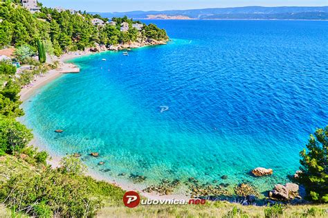 Fotografia pláže Mala Luka v Omiši
