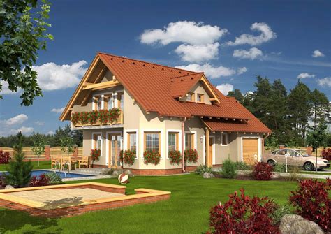 Ilustrácia rôznych architektonických štýlov rodinných domov