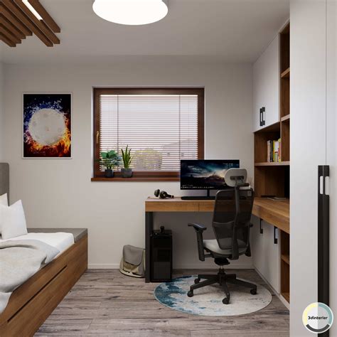 Ilustrácia interiéru študentskej izby