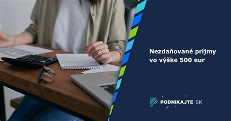 Infografika zobrazujúca hranicu 500 eur pre oslobodenie od dane z príležitostného prenájmu.