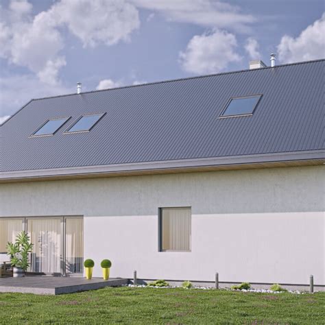 Vizualizácia rôznych typov trapézových plechov