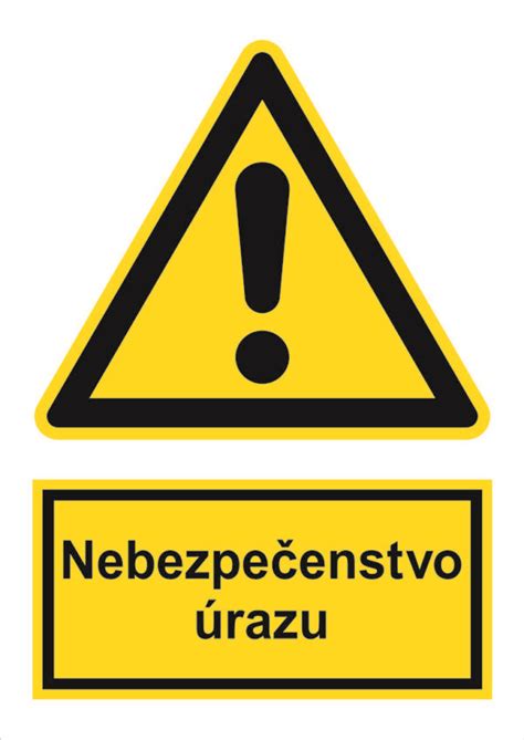 Ikona varovného trojuholníka, symbolizujúca nebezpečenstvo